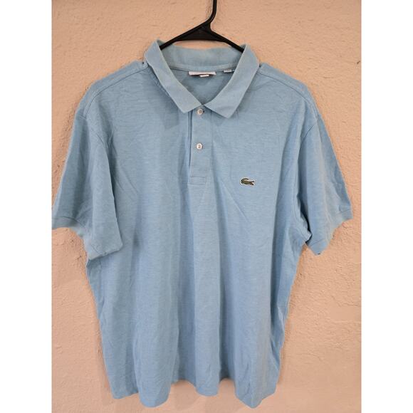 Vintage Lacoste Classic Fit Polo, Light Blue, Size XL. Small Spot On Back - Picture 1 of 9